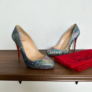 Glitter dorissima 100 multicolor louboutins